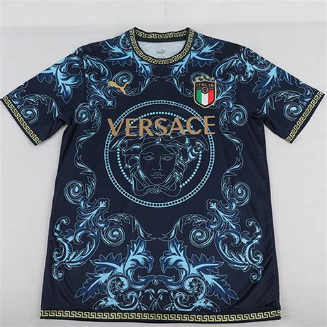 italia trikot versace|Versace x Italy shirt.